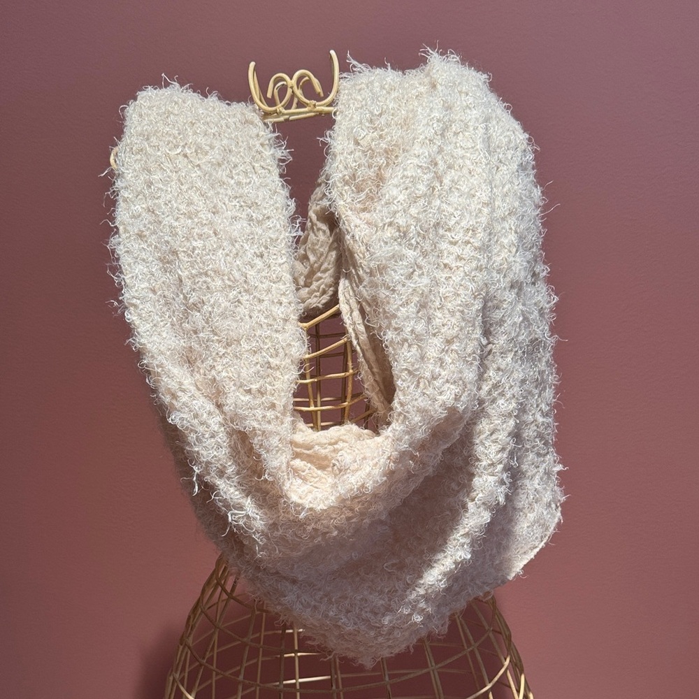Apt 9 Cozy Cream Knit Infinity Scarf